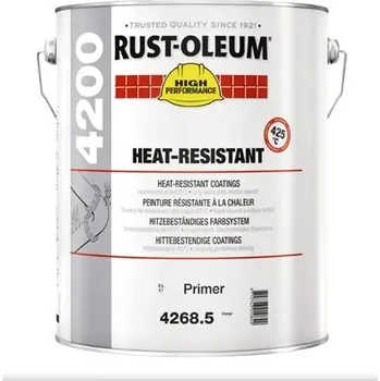 barva na kov Rust-Oleum Antikorozní tepelně odolný základový nátěr oranžový 4268 Heat-Resistant Primer / 5 L, RO.