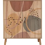 Skříňka v dekoru dubu v přírodní barvě 95x111 cm Multilux – Kalune Design ID_1673934