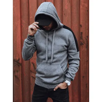 Pánská mikina Tmavě šedá pánská mikina s kapucí BX5807 Velikost: 2XL