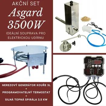 Udírna OHENVZAHRADE.CZ Akční set do elektrické udírny Asgard 3500W
