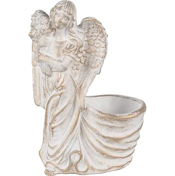 Květináč Clayre & Eef - Cementový květináč ANGEL 6TE0505