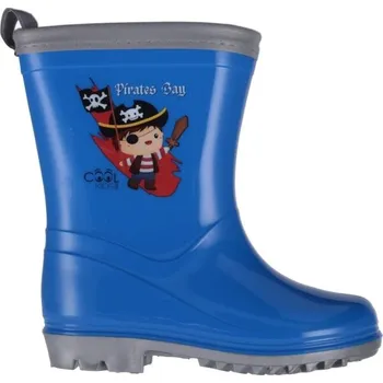 Dětská móda Dětské holínky PERLETTI RAIN BOOTS 22/23 Modrá, Šedá, Mix