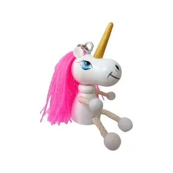 JEDNOROŽEC - dřevěná klíčenka