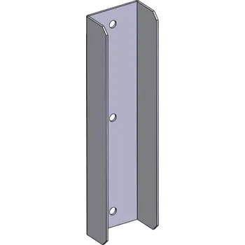 Jednosměrný nástěnný držák na prkna pro upevnění prkna ke zdi, výška 230 mm šířka 80 mm