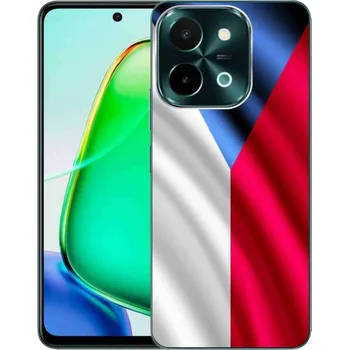 Vlajka Gelový kryt mmCase na Vivo Y28 - česká vlajka