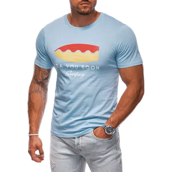 Pánské tričko Pánské tričko s potiskem 2003S - modré - XXL