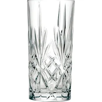 Stolování Ilios Sklenice univerzální Graffity Blues 360 ml, 6 ks