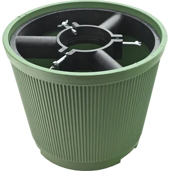 Stojánek na vánoční stromek Stojan na vánoční stromek / květináč 10l - zelený SLEVA 5%