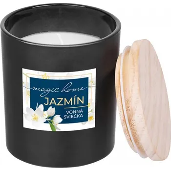 Svíčka SVÍČKA, 8x11,3 cm, jasmín, černá