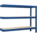 Přístavek k regálu Trestles RNC 1600x2200x600, nosnost 2400 kg, 3 police Barva: modrá