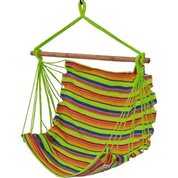 Houpací síť ROYOKAMP Brazilské závěsné křeslo 100×100 cm Vyber barvu :: Světle zelená