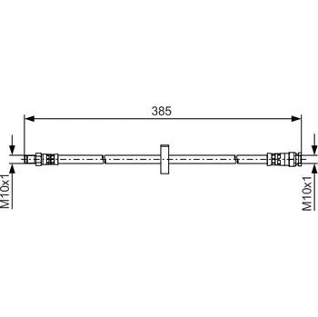 Brzdová hadice Brzdová hadice BOSCH 1 987 481 531