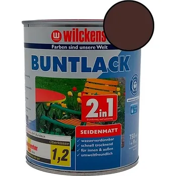 Wilckens Vodouředitelná univerzální akrylátová matná barva 2 v 1 hnědá, WI.12481700050