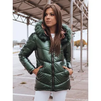 Dámská zimní parka s kapucí PAGET zelená