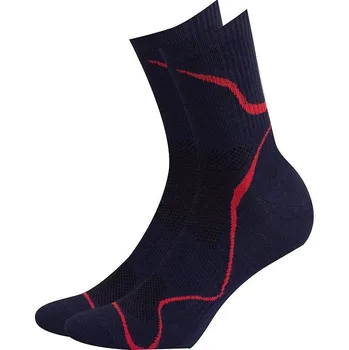 Pánské ponožky Pánské ponožky s ionty stříbra Wola Sportive W94, džínovina 39-41