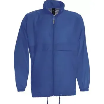 Pánská větrovka B&amp;C Bunda větrovka bez podšívky BC Sirocco 0800, barva Royal blue vel. XXL