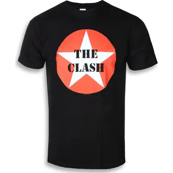 Pánská móda Tričko metal pánské Clash - STAR BADGE - PLASTIC HEAD - RTCLA0217 CLTS01MB - M