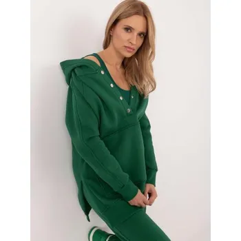 Tmavě zelená základní souprava s kalhotami