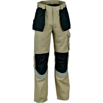 montérky Pracovní kalhoty COFRA BRICKLAYER khaki velikost 46 +