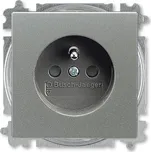 ABB 6619B-A06357803 Zásuvka jednonásobná s ochranným kolíkem, s clonkami (typ 6619)