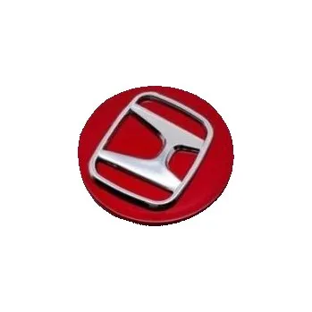 Poklice na kolo Krytky kol, pokličky na kola HONDA 69mm červená chrom 44732-T2A-A31 44732-T7W-A01 08W40-SWN-9000-02 08W15-SDE-7N0A2 08W40-SLG-90001