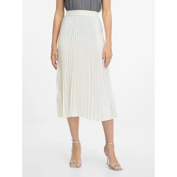 Dámské oblečení Krémová dámská sukně