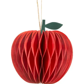 Vánoční ozdoba Papírová závěsná dekorace Honeycomb Apple – Sass & Belle ID_1648982