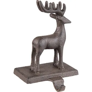 Věšák Clayre & Eef - Kovový háček na vánoční punčochu REINDEER 6Y5298