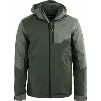 Pánská lyžařská bunda ALPINE PRO LEND S Khaki, Světle zelená