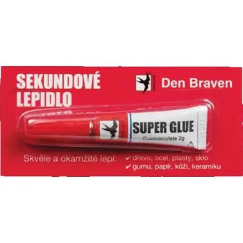 Stavební chemie DEN BRAVEN Sekundové lepidlo 3g