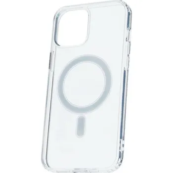 Pouzdro na mobilní telefon Silikonové TPU pouzdro Mag Anti Shock 1,5 mm pro Apple iPhone 12 Pro Max, transparentní