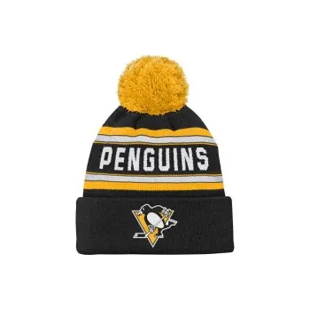 Kšiltovka Dětský Kulich NHL Outerstuff Pittsburgh Penguins Jacquard Cuffed , Velikost Kids (52 - 58 cm)