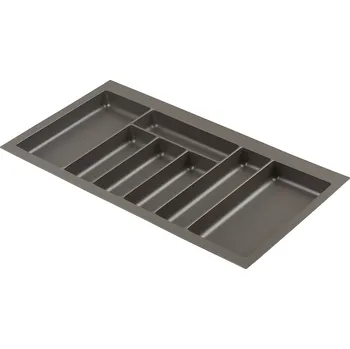 Příborník do zásuvky AGOFORM Příborník Nolago basalt šedá pro Merivobox 90 (808 x 423 mm)