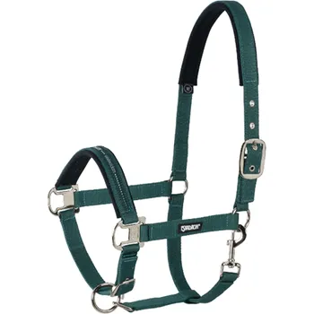 Nylonová ohlávka Eskadron Basic, tmavě zelená - vel. Cob