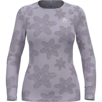 Dámské tričko Dámské funkční tričko Odlo GOD JUL M Fialová, Šedá