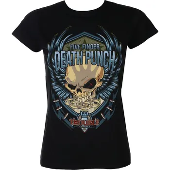 Dámské tričko Tričko metal dámské Five Finger Death Punch - Trouble - ROCK OFF - FFDPTS24LB