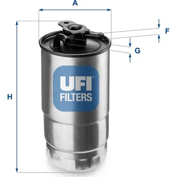 Autodíl Palivový filtr UFI 24.427.00