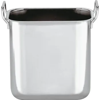 Sada nádobí Sambonet Paderno Industrie DOPLŇKOVÉ NÁDOBÍ NEREZ, 15,5 x 15,5 cm Varianta: DOPLŇKOVÉ NÁDOBÍ NEREZ, objem 5 l