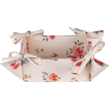 chlebník Clayre & Eef - Košík na pečivo LITTLE ROSE COLLECTION LRC47