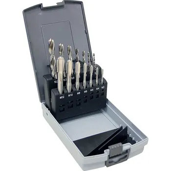 Závitořezný nástroj NÁSTROJE CZ Sada vrtáků CZ002 a závitníků průchozí závit DIN371(1000)+DIN376(3000) - SV338RCZ002HSS-14P