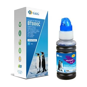 G&G kompatibilní ink s BT-5000C, NPR-BT5000C, cyan, 5000str. NPR-BT5000C