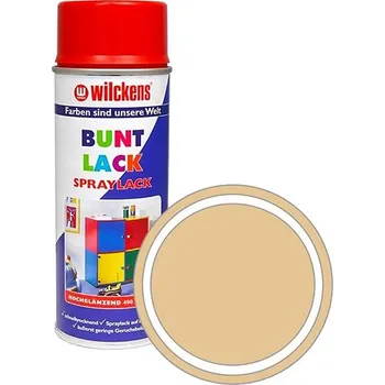 Autolak Wilckens Syntetická vrchní barva ve spreji vysoký lesk 400 ml slonová kost, WI.16011400140