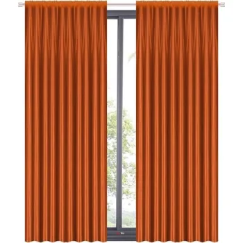 Fliying Sada závěsů Luciana, 2dílná, 140x250 cm-oranžová