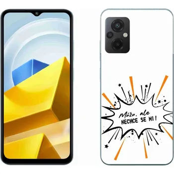 Pouzdro na mobilní telefon Gelový kryt mmCase na Xiaomi Poco M5 4G - vtipný text 11 bílé pozadí
