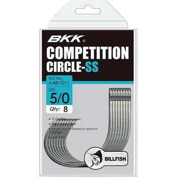 Rybářský háček BKK Háček COMPETITION CIRCLE-SS Velikost 5/0 8 ks