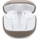 DKNY Satiny Finish TWS Bezdrátová Sluchátka Brown