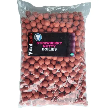 Boilies Boilies Vitalbaits Strawberry Nutty 5kg 14mm