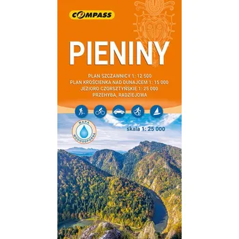 Pieniny - mapa laminowana 1:25 000