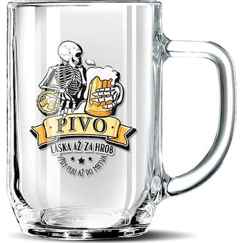 Sklenice Nekupto Dárkový půllitr Láska až za hrob