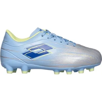 Kopačky Juniorské lisovky Lotto SOLISTA 700 IX FG JR 32 Světle modrá, Šedá, Modrá, Žlutá